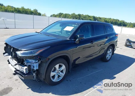 2021 Toyota Highlander Le из США, поврежденный, VIN 5TDBZRBHXMS540948